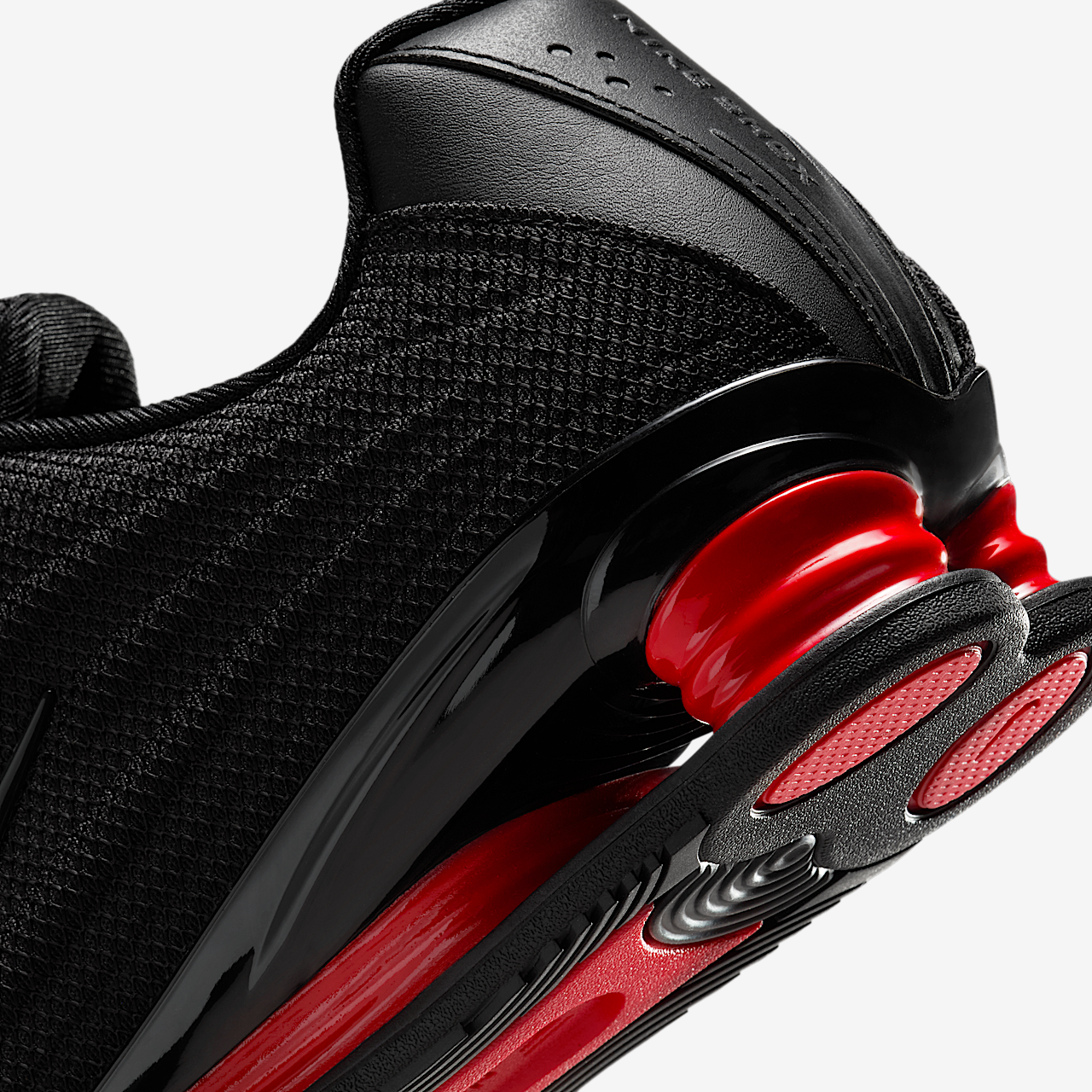Nike Nike Shox sneaker Zwart/University Red/Zwart