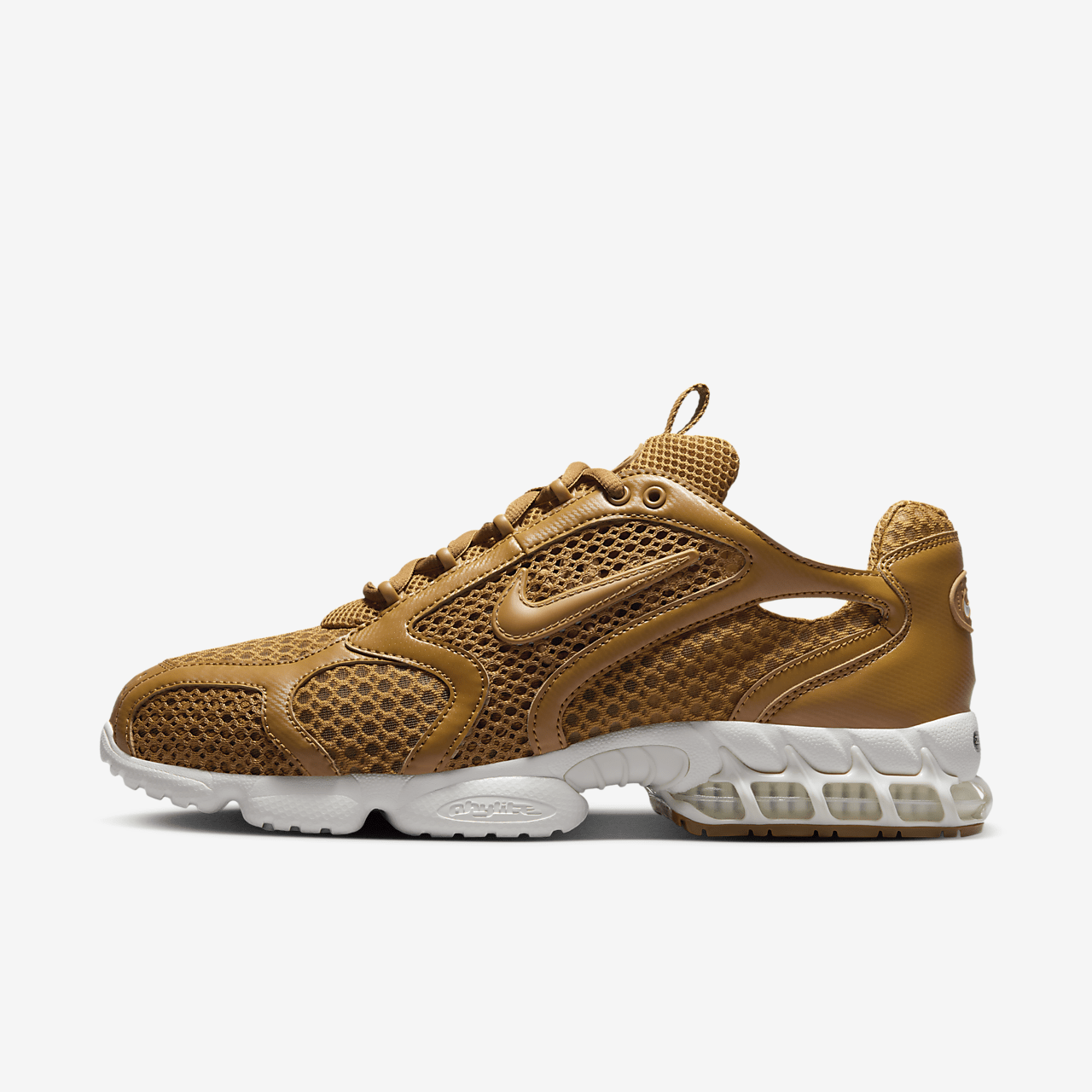 Nike Nike Air Zoom Spiridon Cage 2 sneaker Wheat/Sail/Gum Light Brown/Wheat