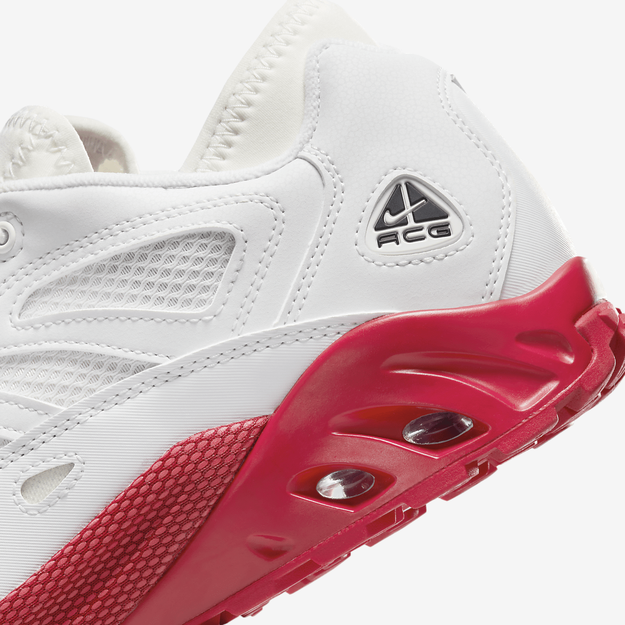 Nike ACG sneaker Summit White/Summit White/University Red/Zwart