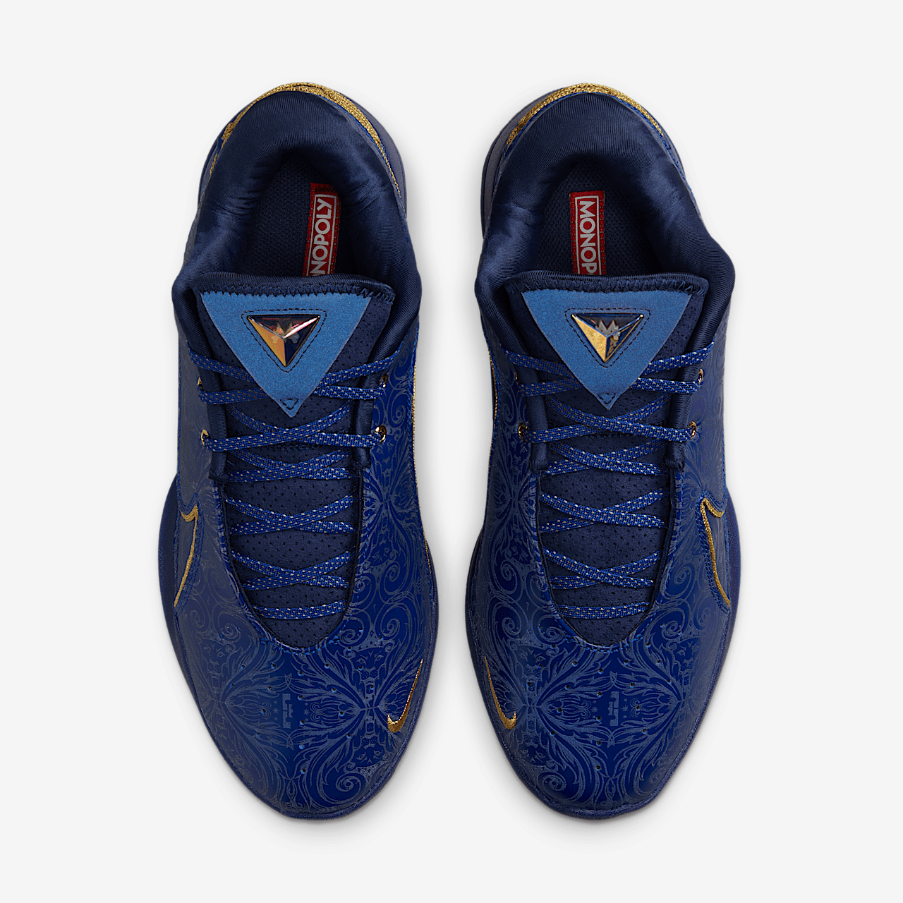 Nike LeBron sneaker Deep Royal Blue/Midnight Navy/Metallic Gold