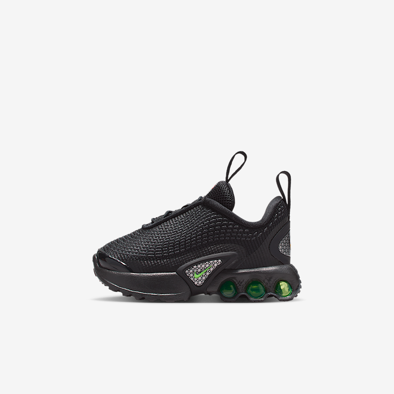 Nike Air Max DN sneaker Zwart/Zwart/Anthracite/Green Strike