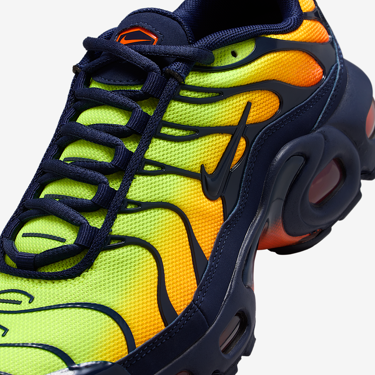 Nike Air Max Plus sneaker Lemon Venom/Hyper Crimson/Laser Orange/Blackened Blue