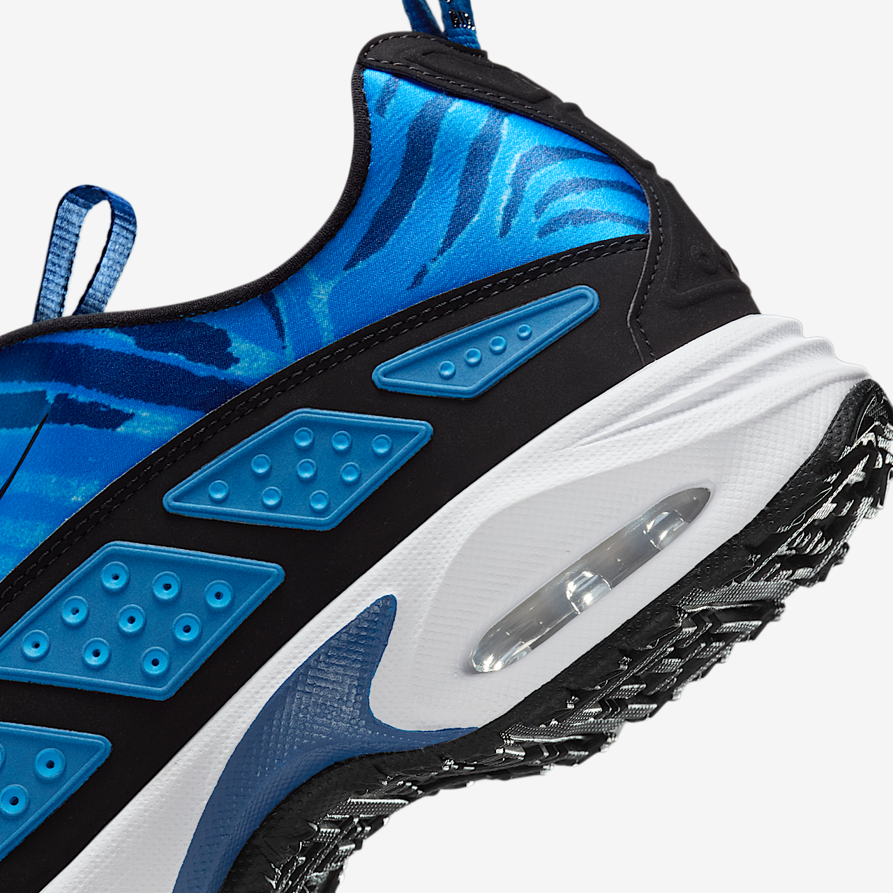 Nike Air Max SNDR sneaker Court Blue/Aluminum/Blue Tint/Zwart