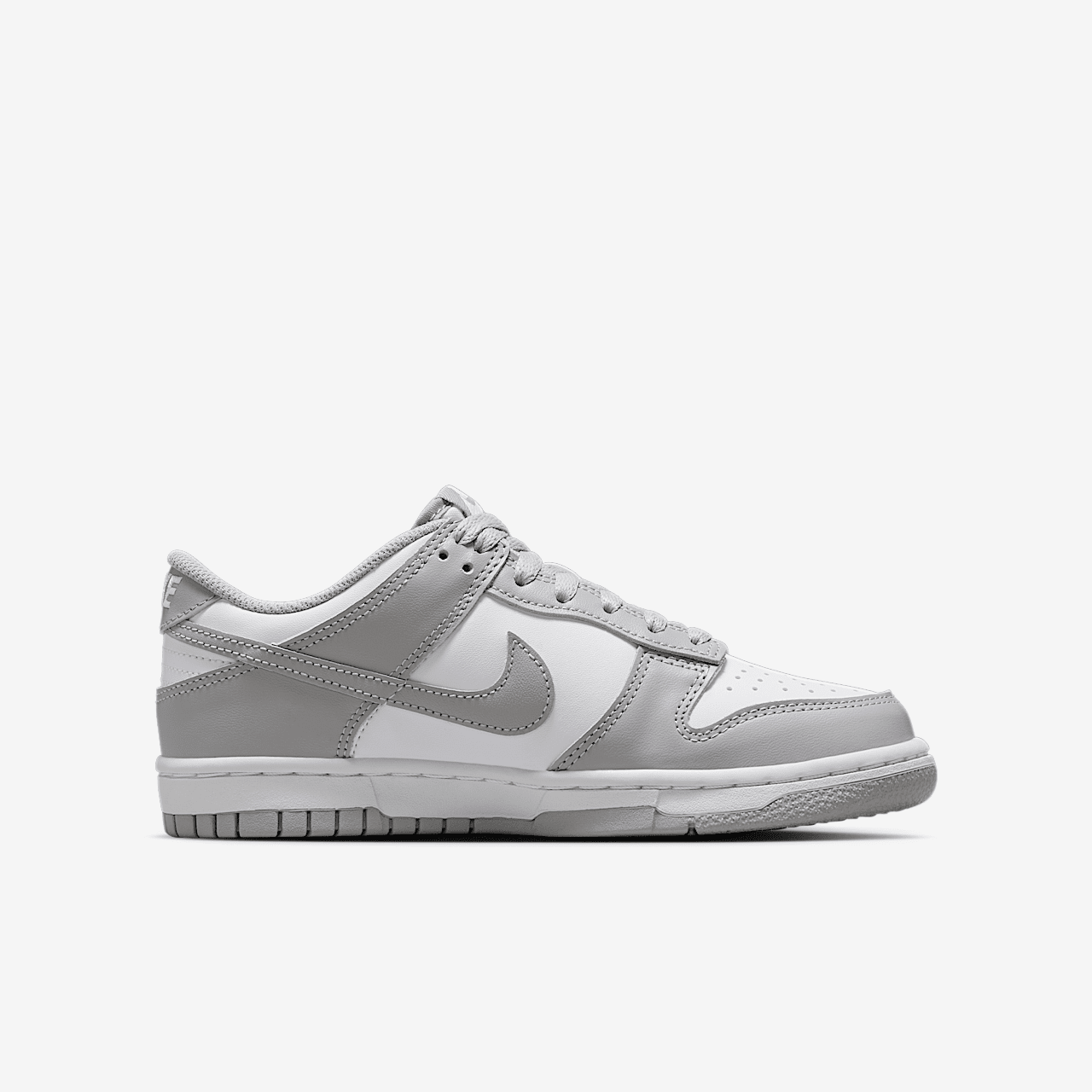 Nike Dunk Low sneaker Wit/Wit/Light Smoke Grey