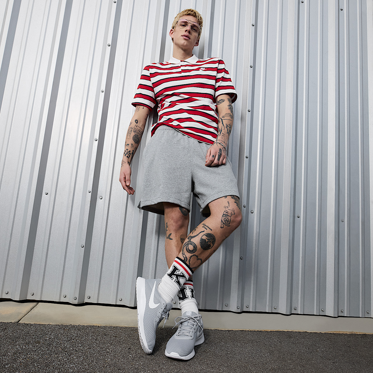 Nike Tanjun sneaker Wolf Grey/Barely Volt/Zwart/Wit