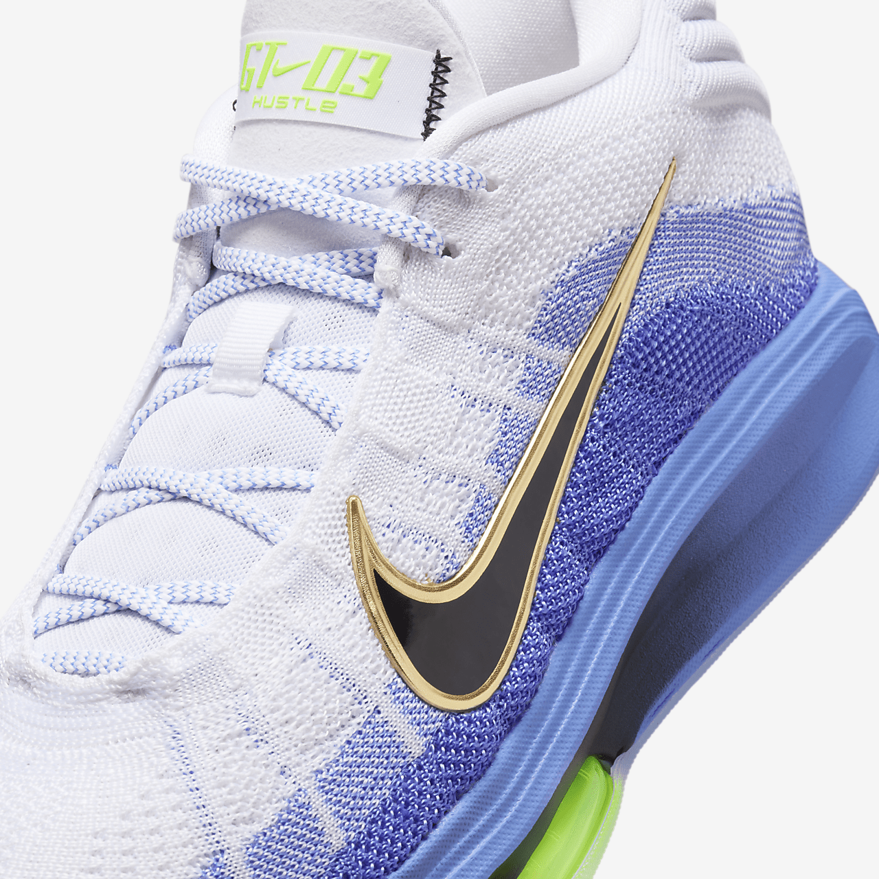 Nike  sneaker Wit/Royal Pulse/Volt/Zwart