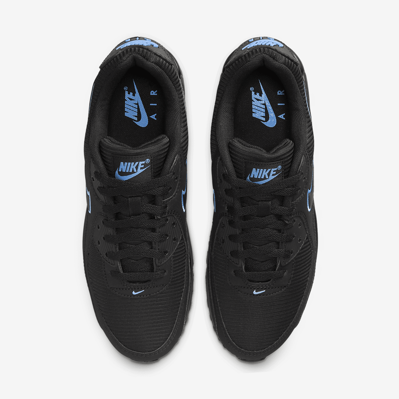 Nike Air max 90 sneaker Zwart/University Blue