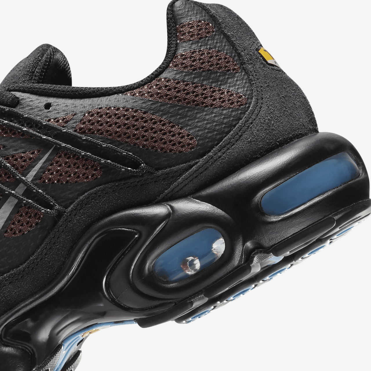 Nike Air Max Plus sneaker Baroque Brown/Zwart/University Blue/Zwart