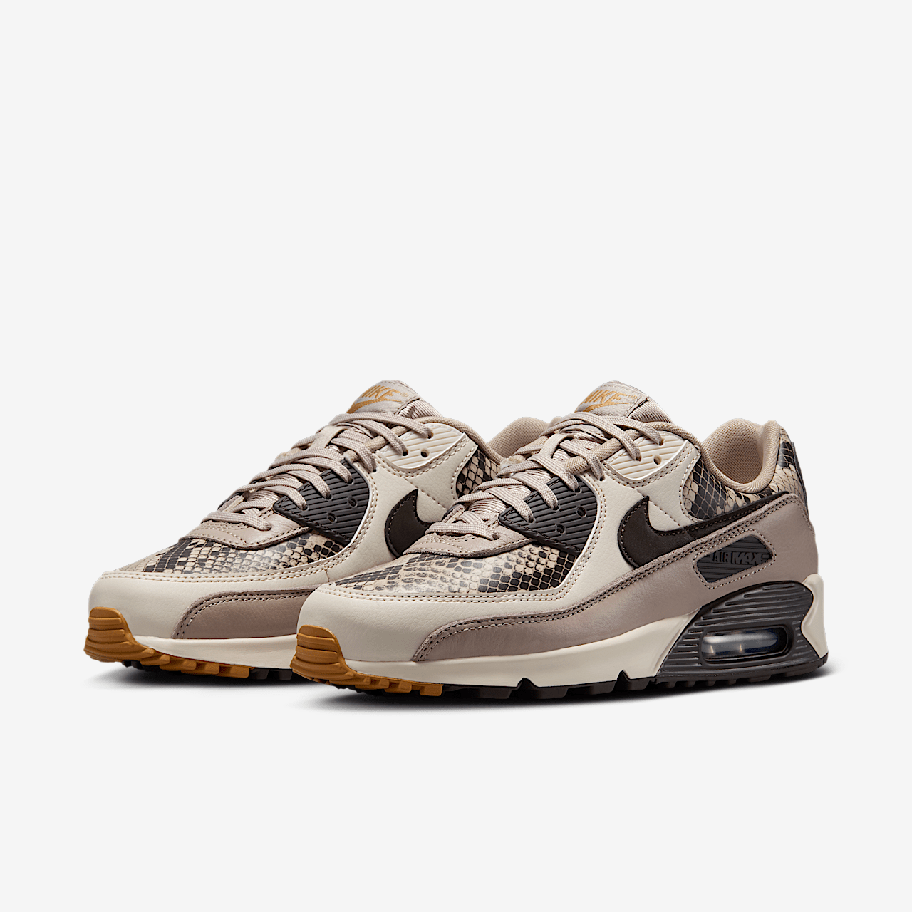 Nike Air max 90 sneaker Malt/Meerkleurig/Light Orewood Brown/Velvet Brown