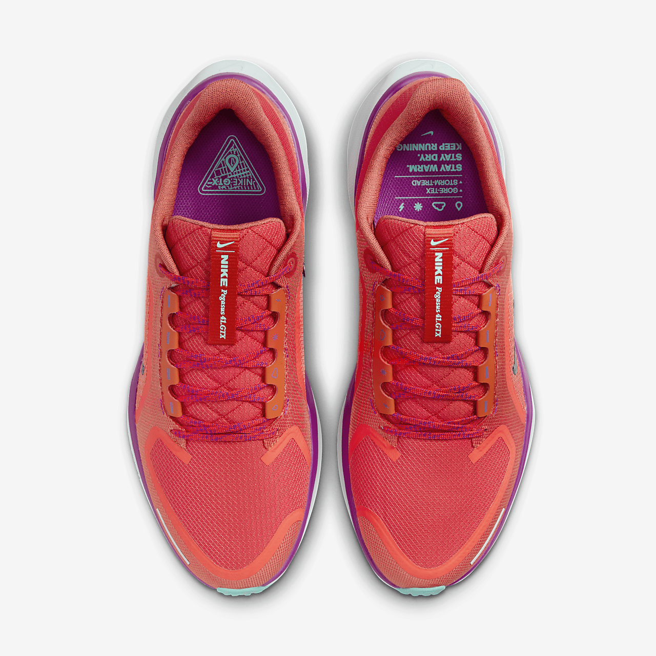 Nike Pegasus sneaker Picante Red/Bright Crimson/Vivid Grape/Green Frost