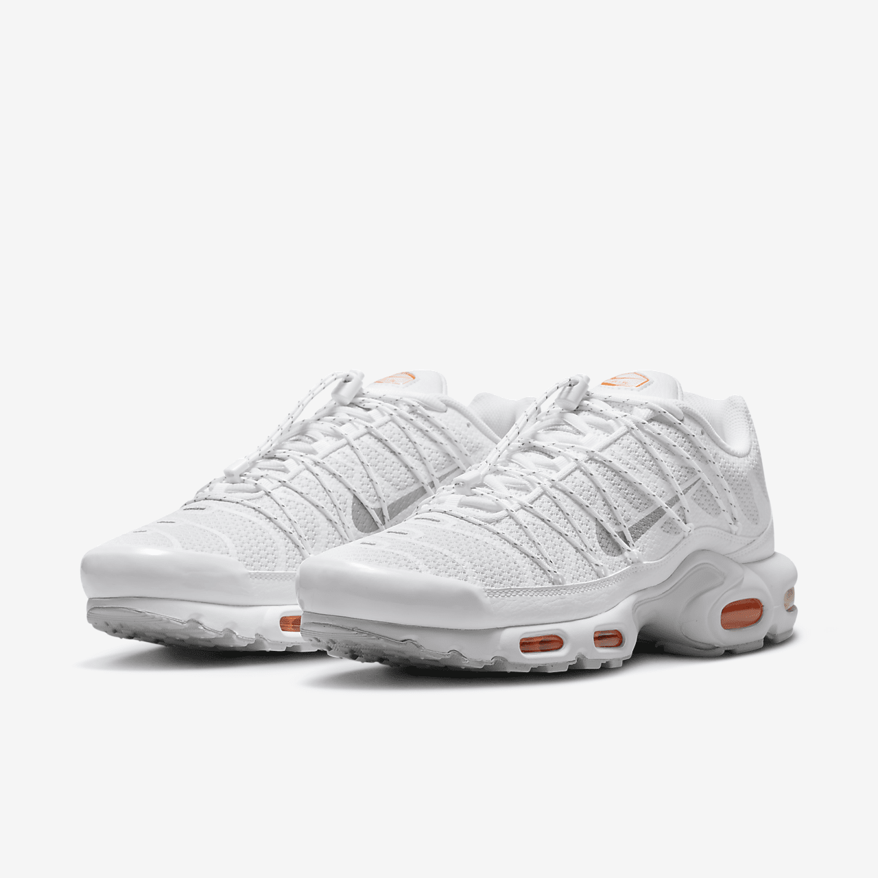 Nike Air Max Plus sneaker Wit/Safety Orange/Pure Platinum