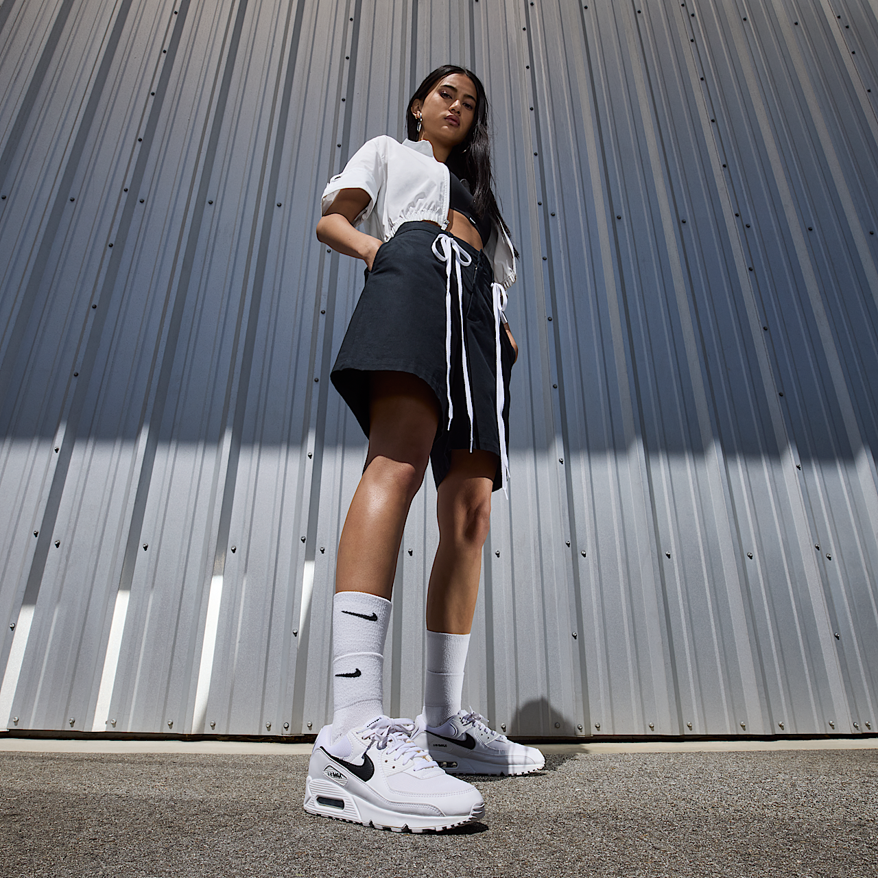 Nike Air max 90 sneaker Wit/Wit/Zwart