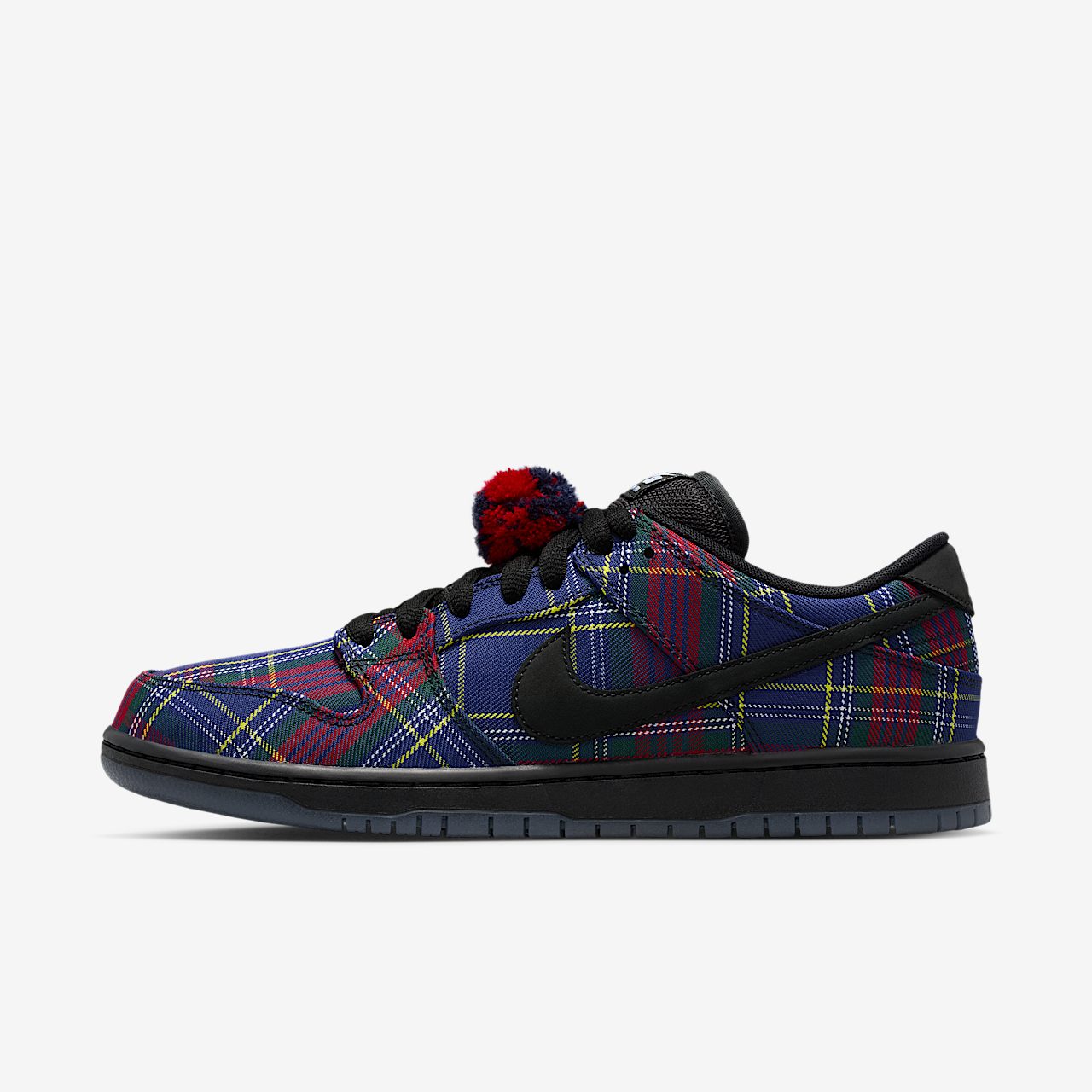 Nike Dunk Low sneaker University Red/Yellow Strike/Deep Royal Blue/Zwart