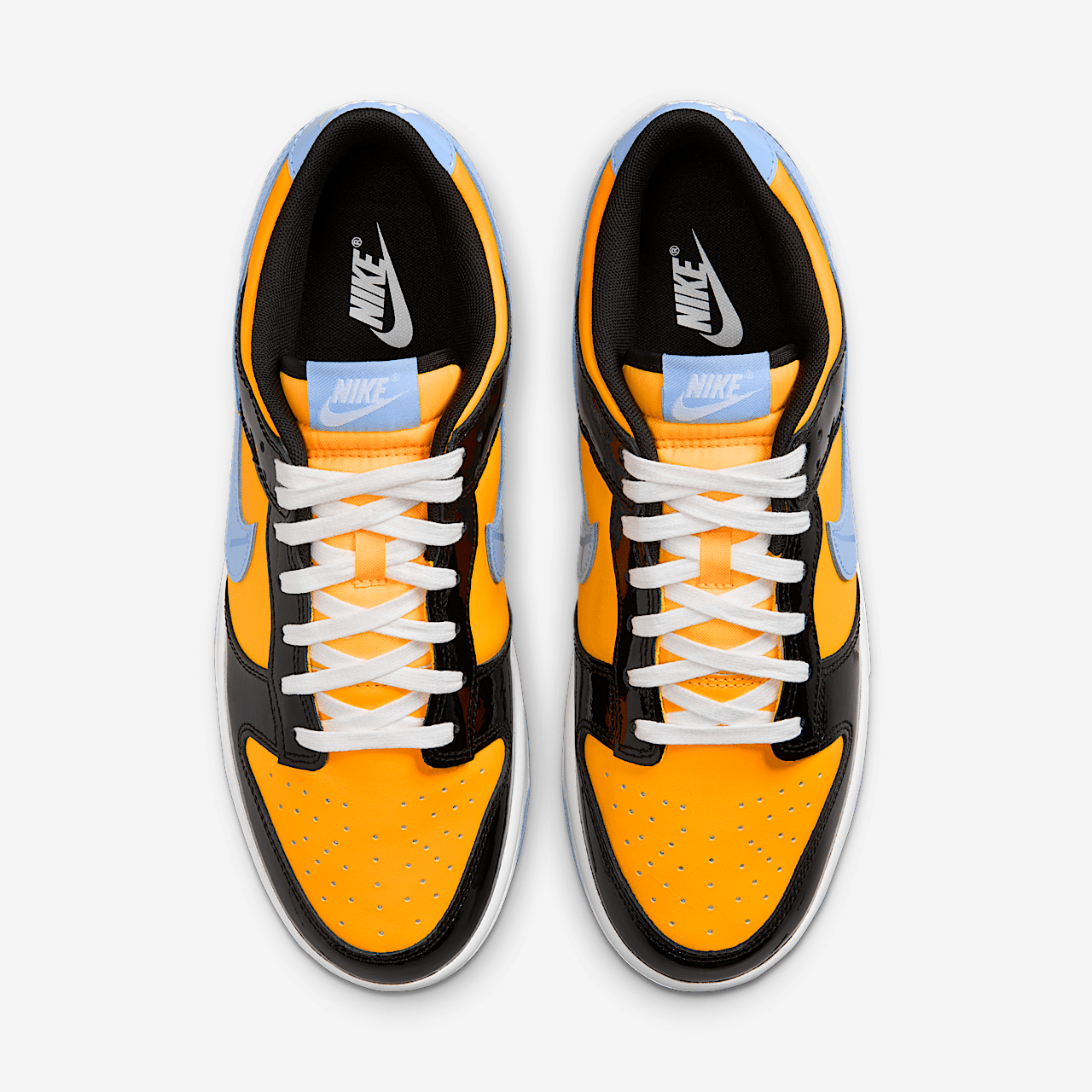 Nike Dunk Low sneaker Zwart/Laser Orange/Wit/Aluminum