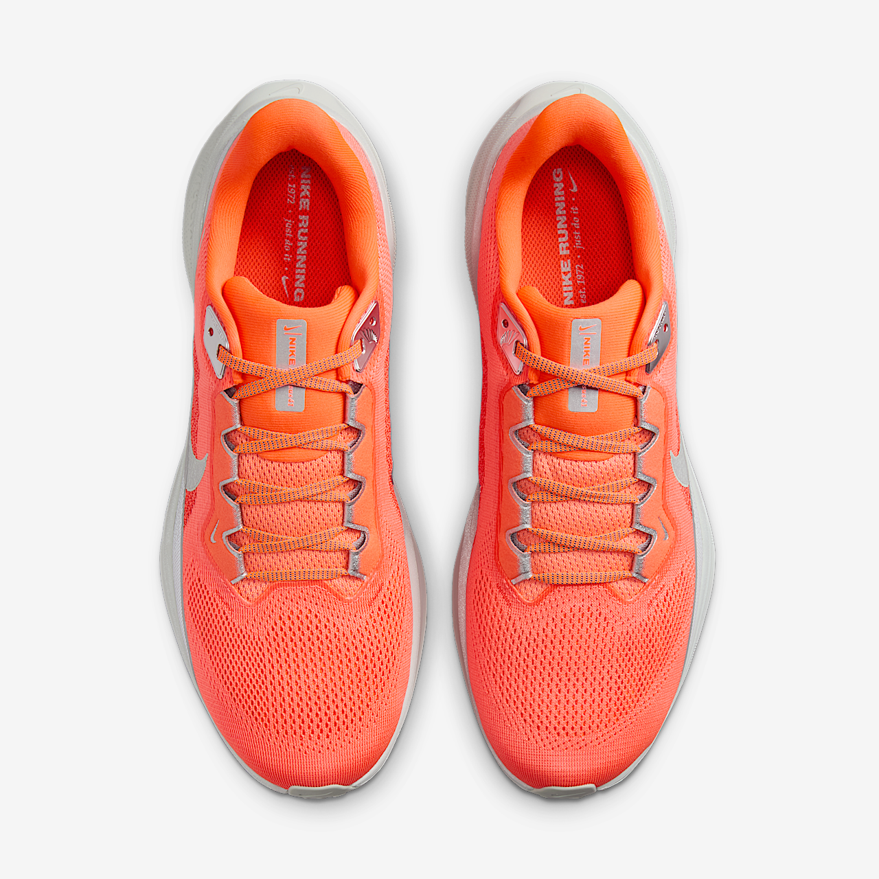 Nike Pegasus sneaker Hyper Crimson/Safety Orange/Photon Dust/Metallic Silver