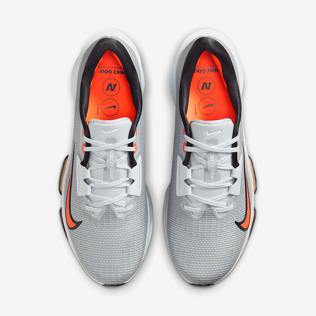 Nike  sneaker Pure Platinum/Wit/Safety Orange