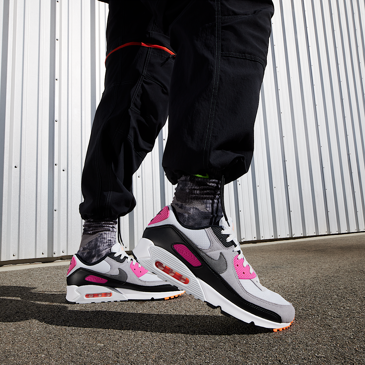 Nike Air max 90 sneaker Pure Platinum/Alchemy Pink/Total Orange/Cool Grey