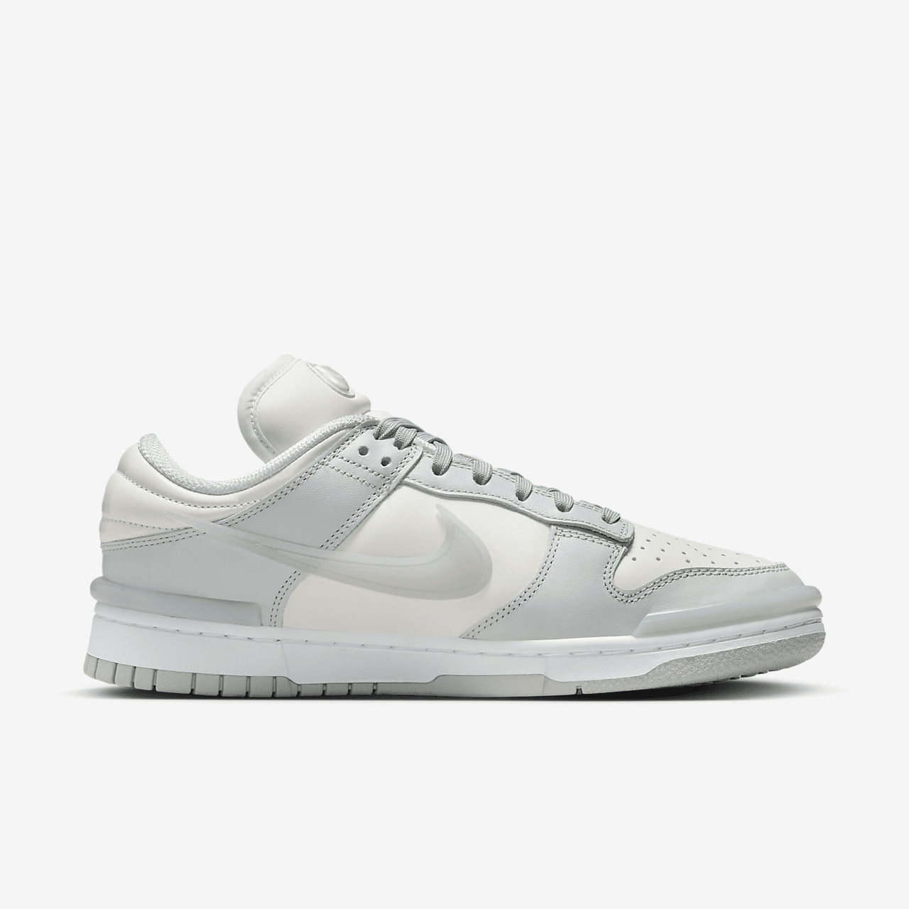 Nike Dunk Low sneaker Light Silver/Wit/Sail