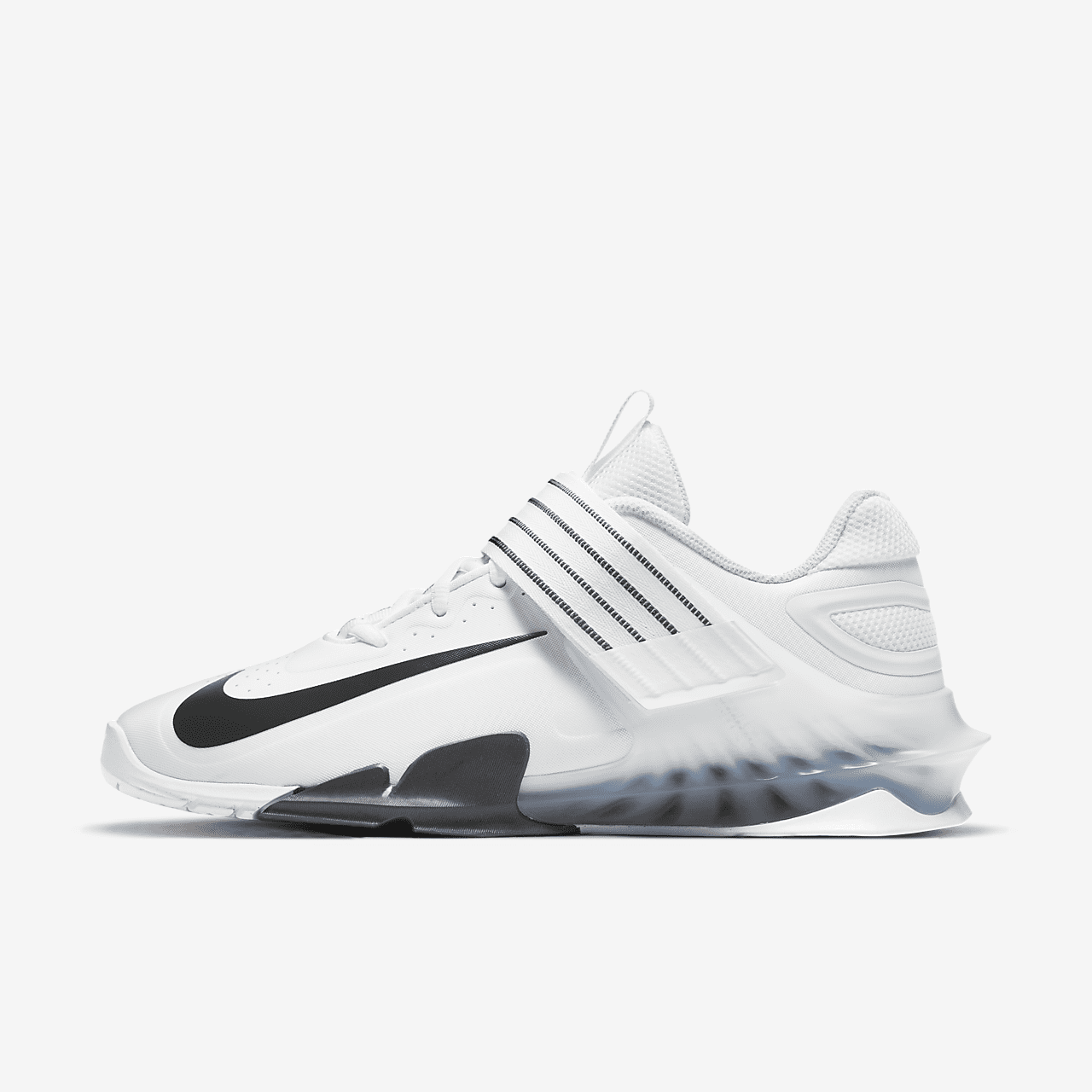 Nike  sneaker Wit/Iron Grey/Laser Orange/Zwart