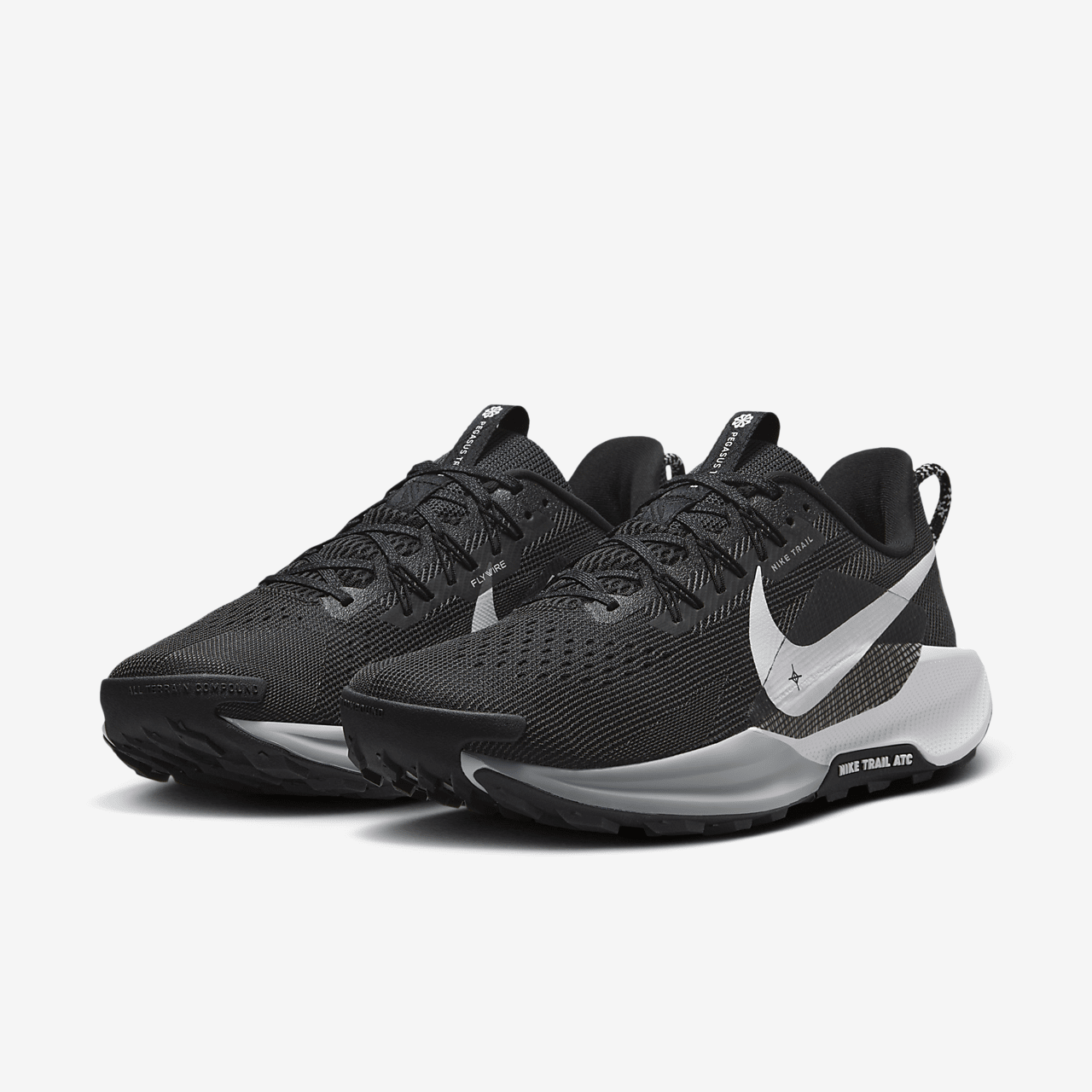 Nike Pegasus sneaker Zwart/Anthracite/Wolf Grey/Wit