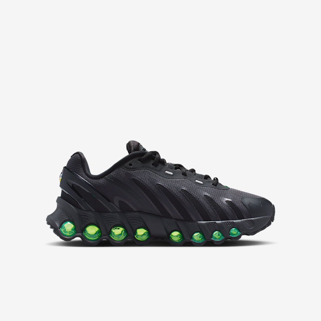 Nike Air Max DN sneaker Zwart/Dark Smoke Grey/Zwart/Green Strike