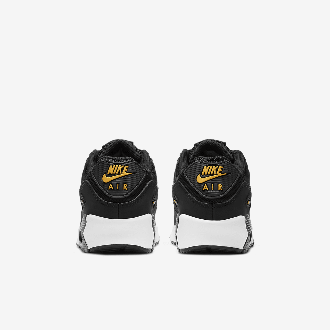 Nike Air max 90 sneaker Zwart/University Gold/Wit/Dark Smoke Grey