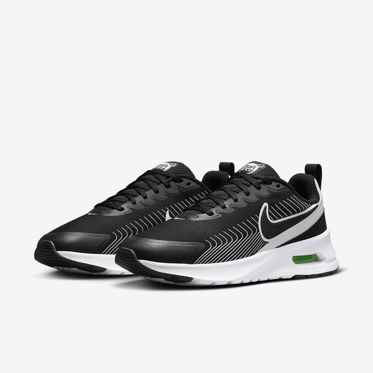 Nike Air Max Nuaxis sneaker Zwart/Wit/Volt/Zwart