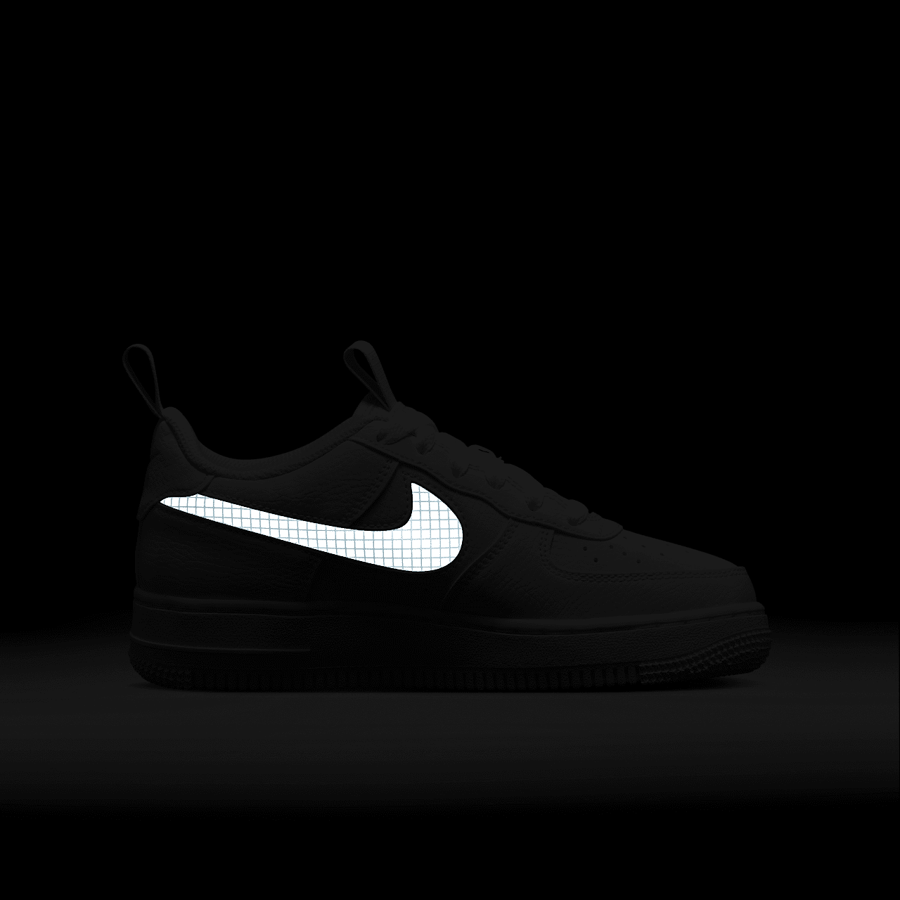Nike Air Force 1 sneaker Wit/Volt/Light Silver