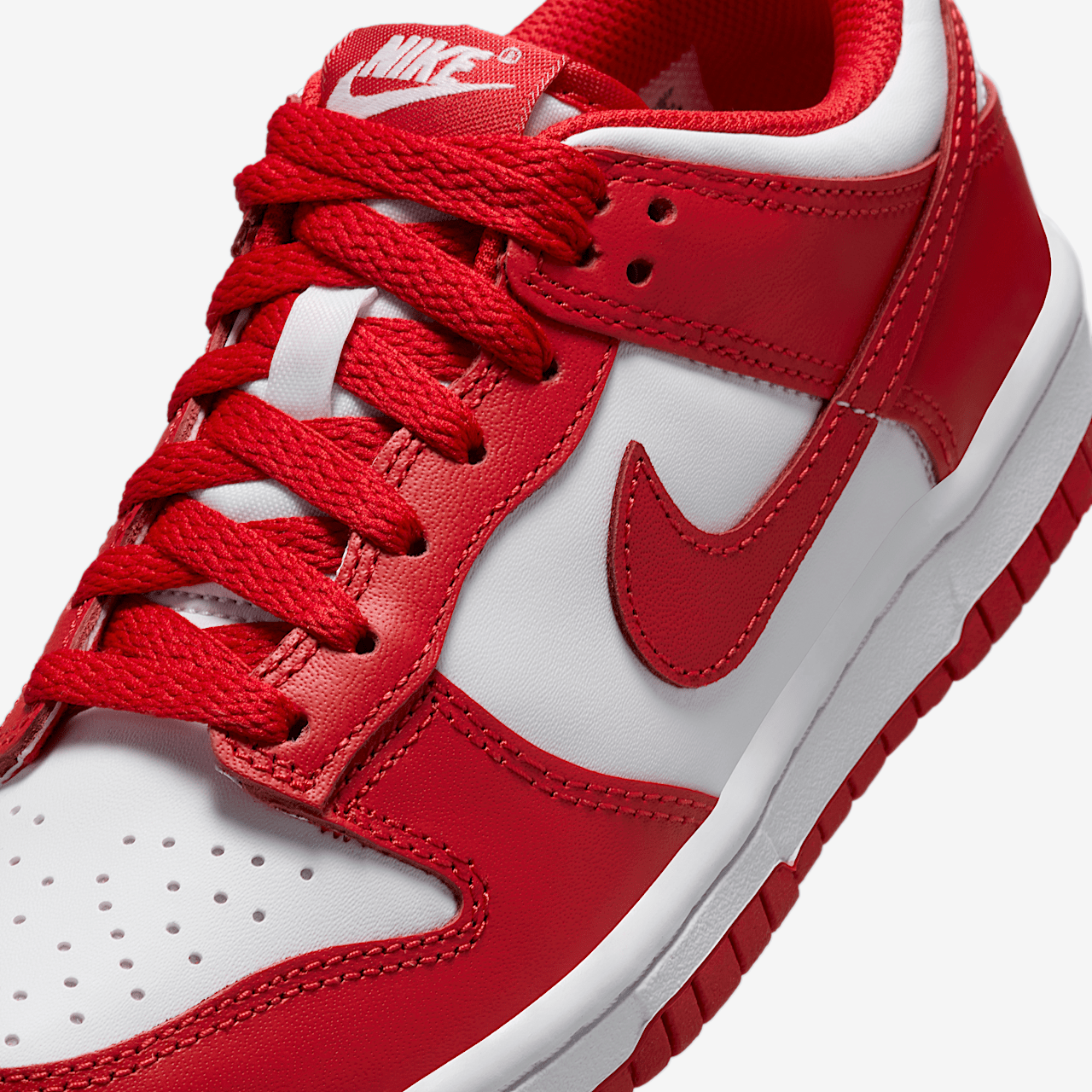 Nike Dunk Low sneaker Wit/University Red