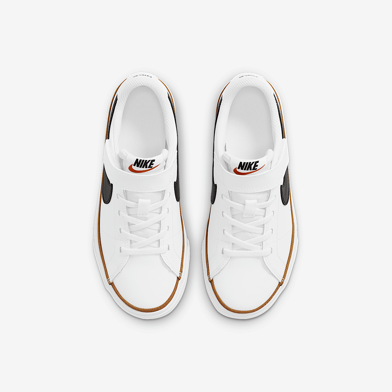 Nike  sneaker Wit/Desert Ochre/Gum Light Brown/Zwart