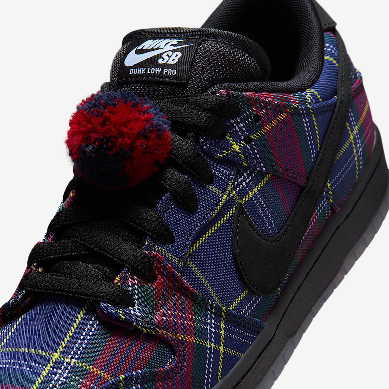 Nike Dunk Low sneaker University Red/Yellow Strike/Deep Royal Blue/Zwart