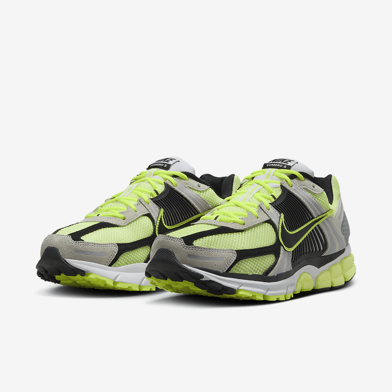 Nike Vomero sneaker Volt/Wit/Metallic Platinum/Zwart