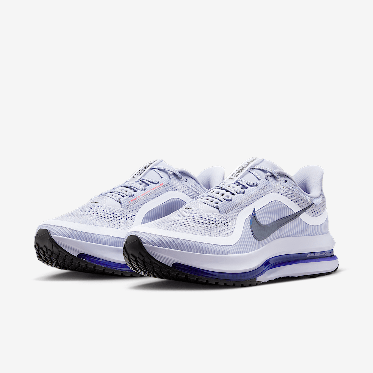 Nike Pegasus sneaker Ghost/Persian Violet/Bright Crimson/Zwart