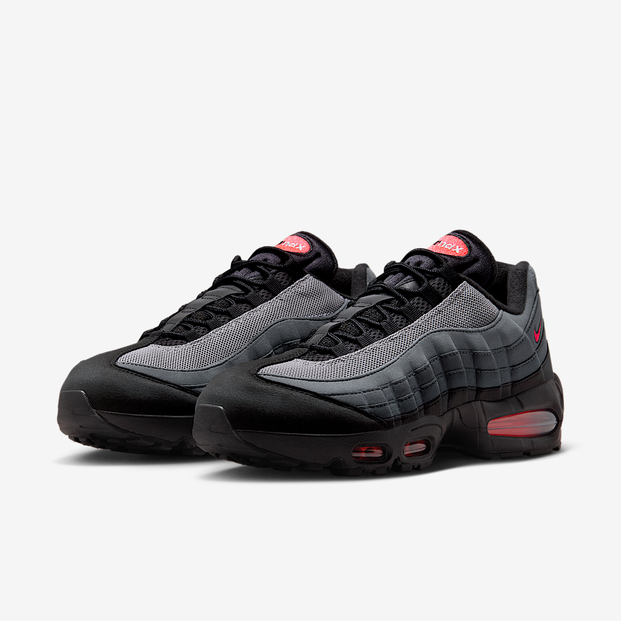 Nike Air Max sneaker Zwart/Anthracite/Iron Grey/Bright Crimson