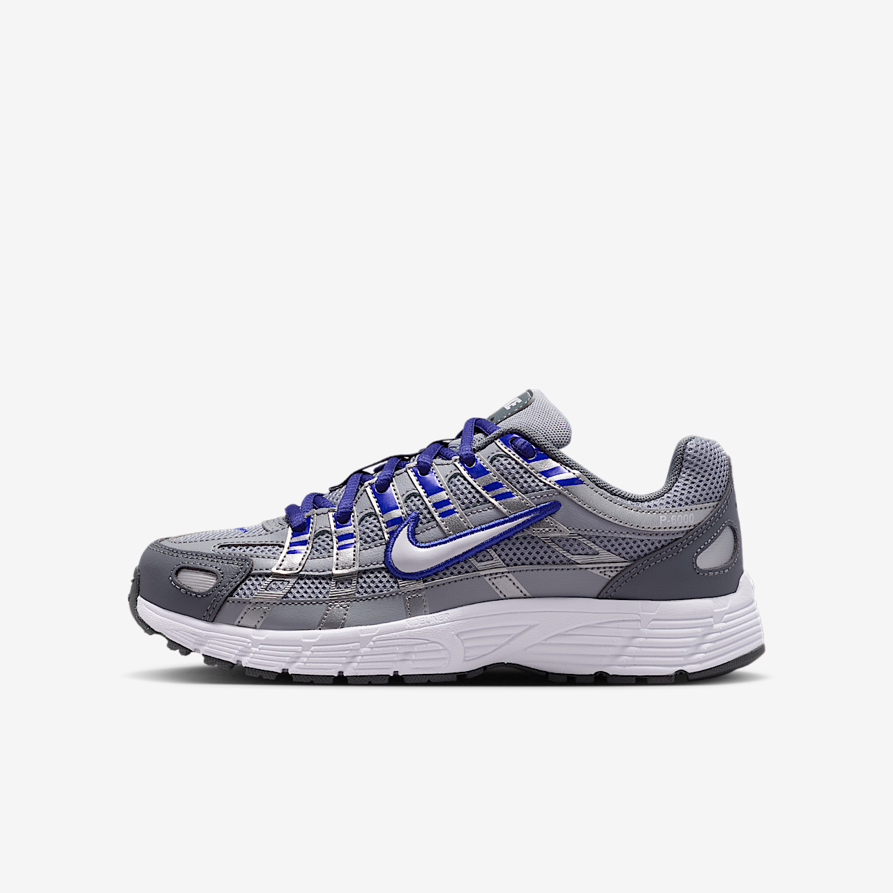 Nike P-6000 sneaker Wolf Grey/Deep Night/Metallic Silver/Wit