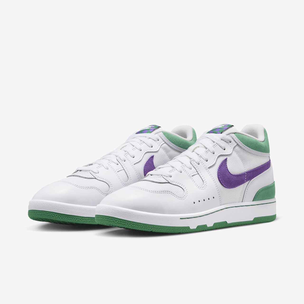 Nike  sneaker Wit/Court Green/Hyper Grape