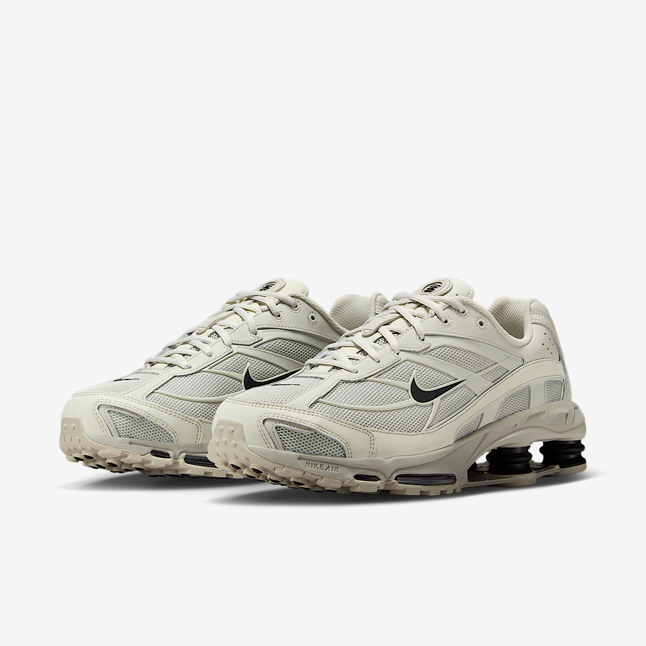 Nike Nike Shox sneaker Light Bone/Zwart/Metallic Black