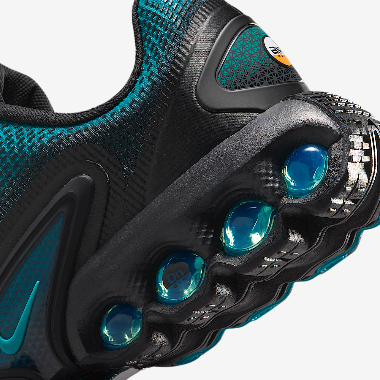 Nike Air Max DN sneaker Zwart/Racer Blue/Dusty Cactus/Dusty Cactus