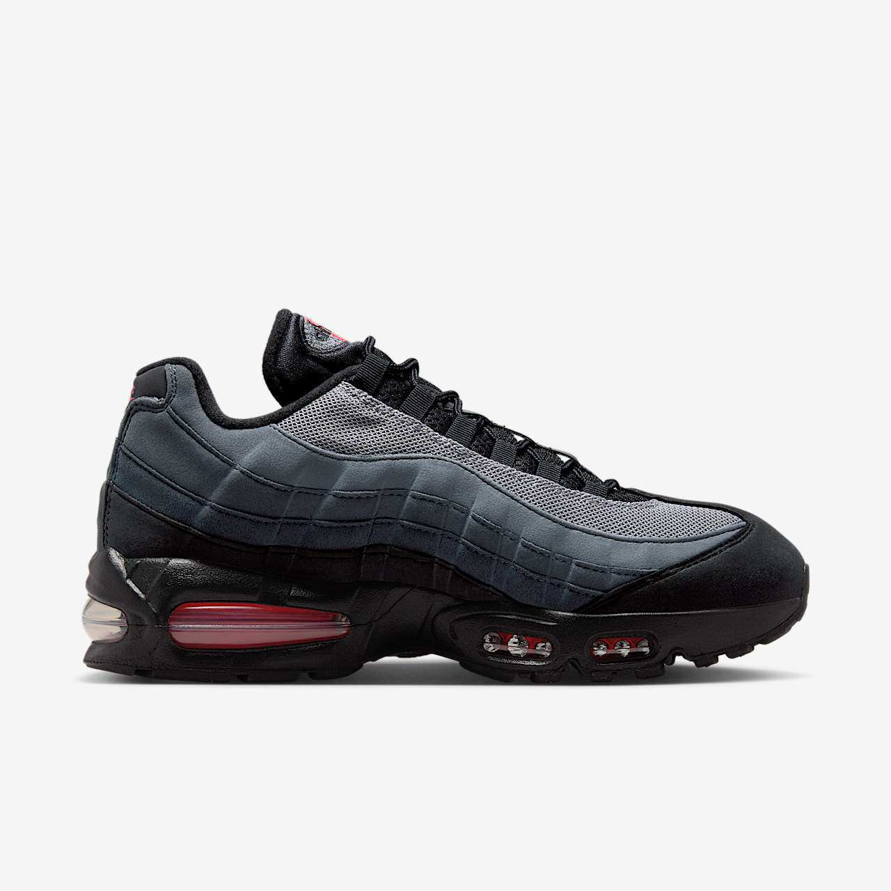 Nike Air Max sneaker Zwart/Anthracite/Iron Grey/Bright Crimson