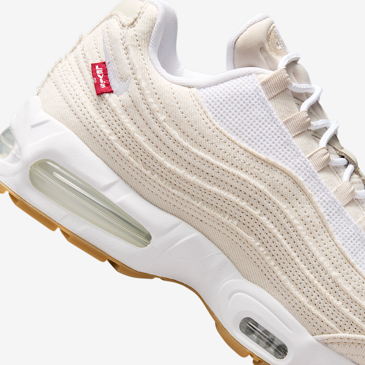 Nike Air Max sneaker Light Orewood Brown/Gym Red/Wit