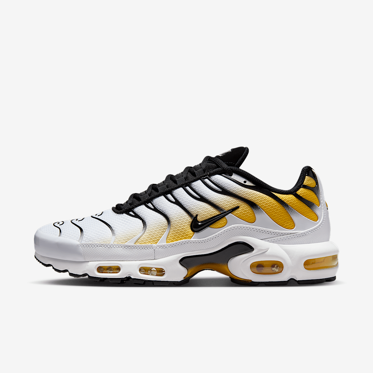 Nike Air Max Plus sneaker Wit/Varsity Maize/Zwart