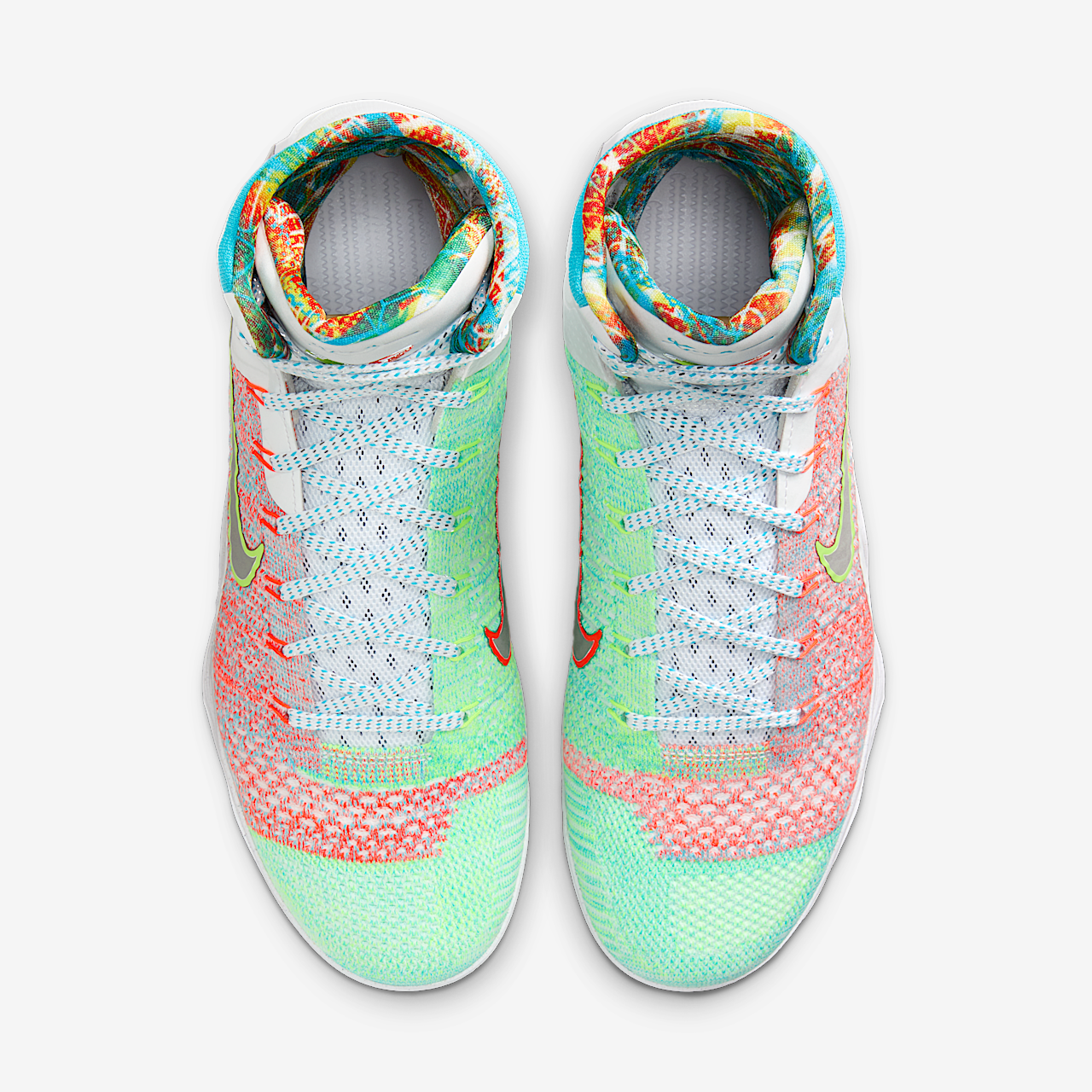 Nike Kobe sneaker Wit/Chlorine Blue/Zwart/Reflective Silver