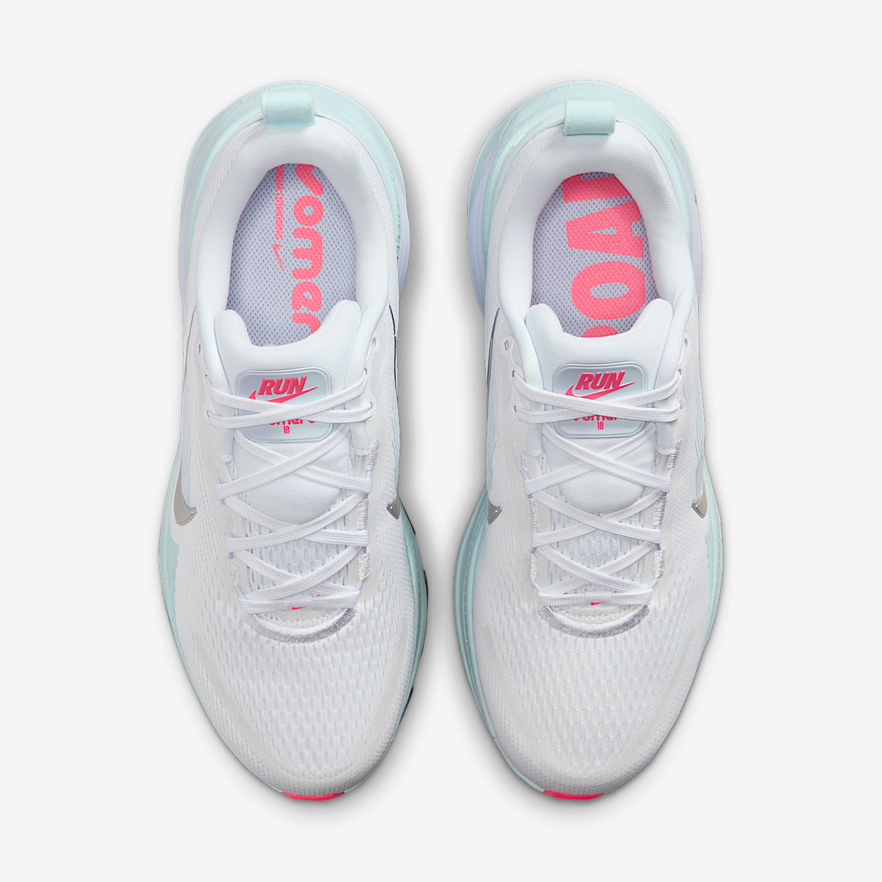Nike Vomero sneaker Wit/Glacier Blue/Palest Purple/Metallic Silver