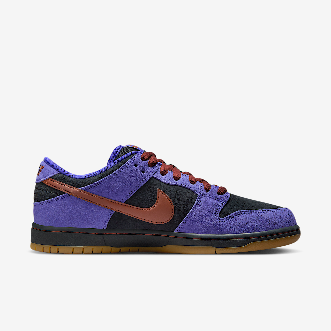 Nike Dunk Low sneaker Persian Violet/Off Noir/Gum Medium Brown/Cinnamon