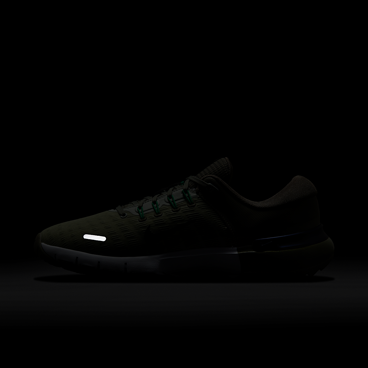 Nike Free sneaker Light Army/Light Silver/Zwart