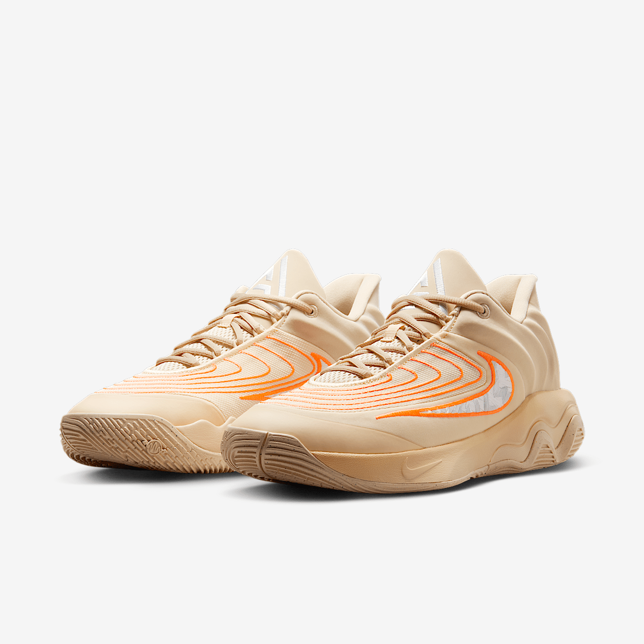 Nike  sneaker Light Khaki/Alabaster/Total Orange/Wit