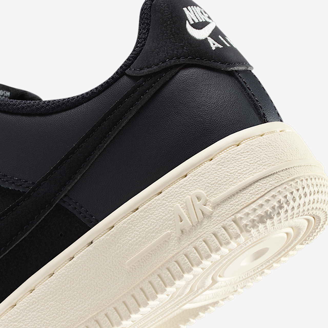 Nike Air Force 1 sneaker Zwart/Saturn Gold/Comet Blue/Zwart