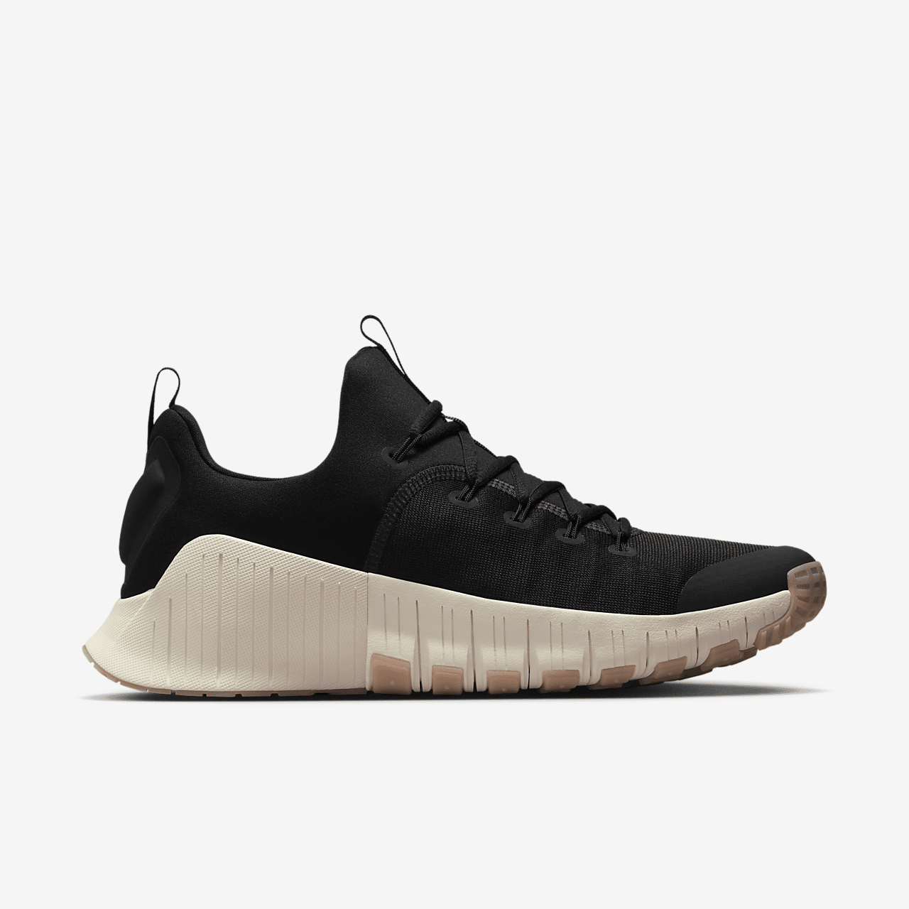 Nike Free sneaker Zwart/Gum Light Brown/Coconut Milk