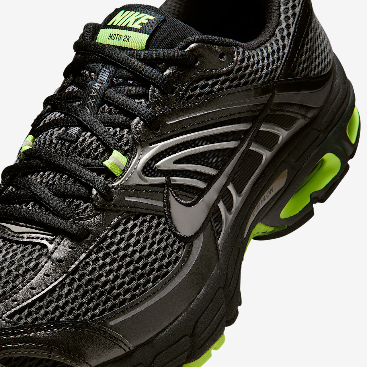 Nike Air Max sneaker Zwart/Volt/Dark Smoke Grey/Metallic Pewter
