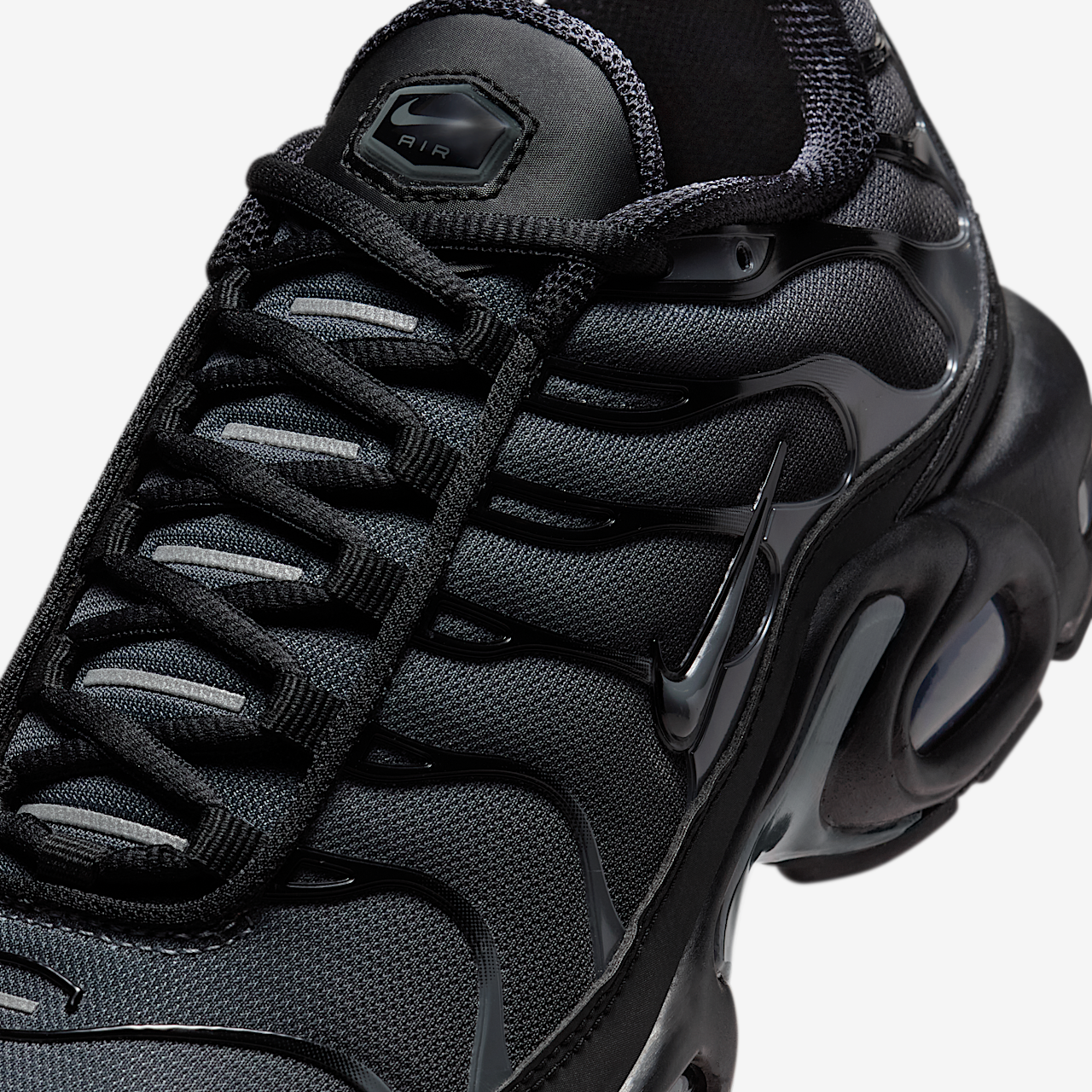 Nike Air Max Plus sneaker Zwart/Metallic Silver/Dark Grey